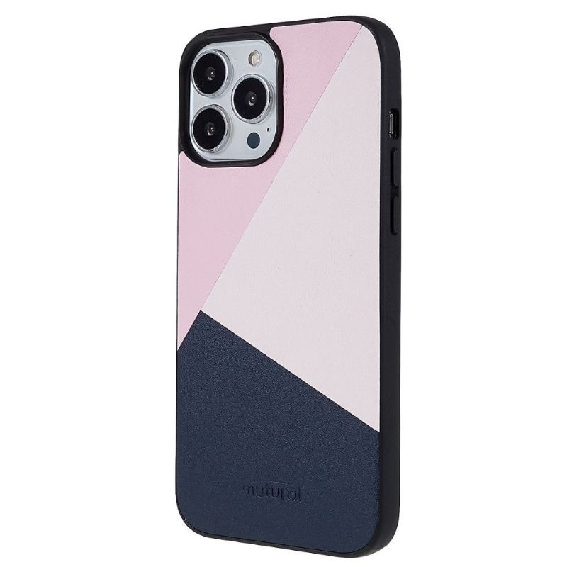 Handyhülle Für iPhone 13 Pro Dreifarbiges Kunstleder