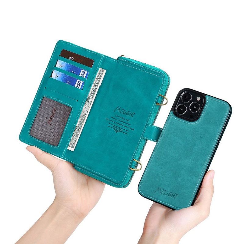 Handyhülle Lederhüllen Für iPhone 13 Pro Schutzhülle 020-serie