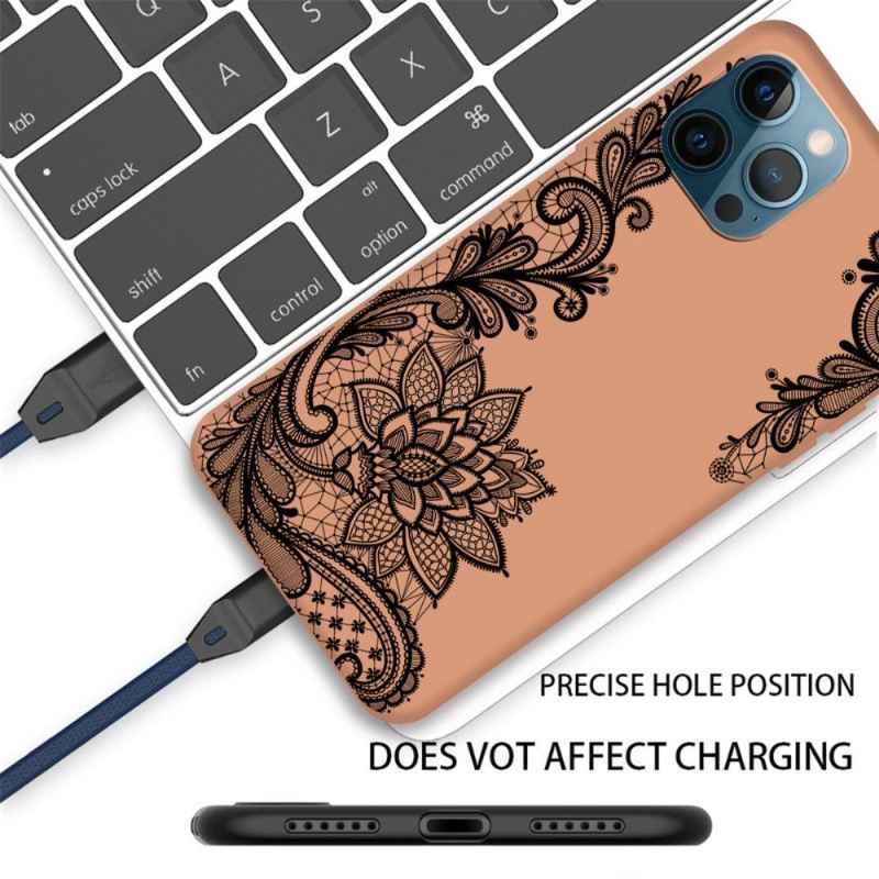 Hülle Für iPhone 13 Pro Anti-Sturz Claudette-spitze
