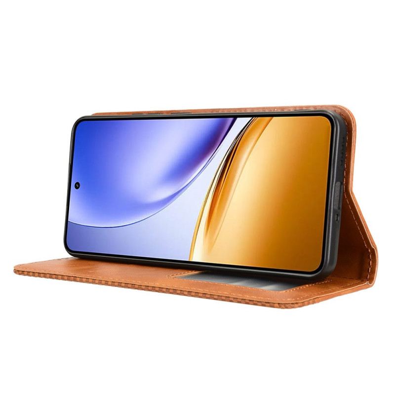 Flip Case Für Realme 14 5g Vintage-rand