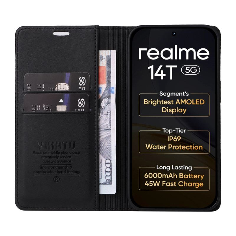 Flip Case Für Realme 14 5g Yikatu