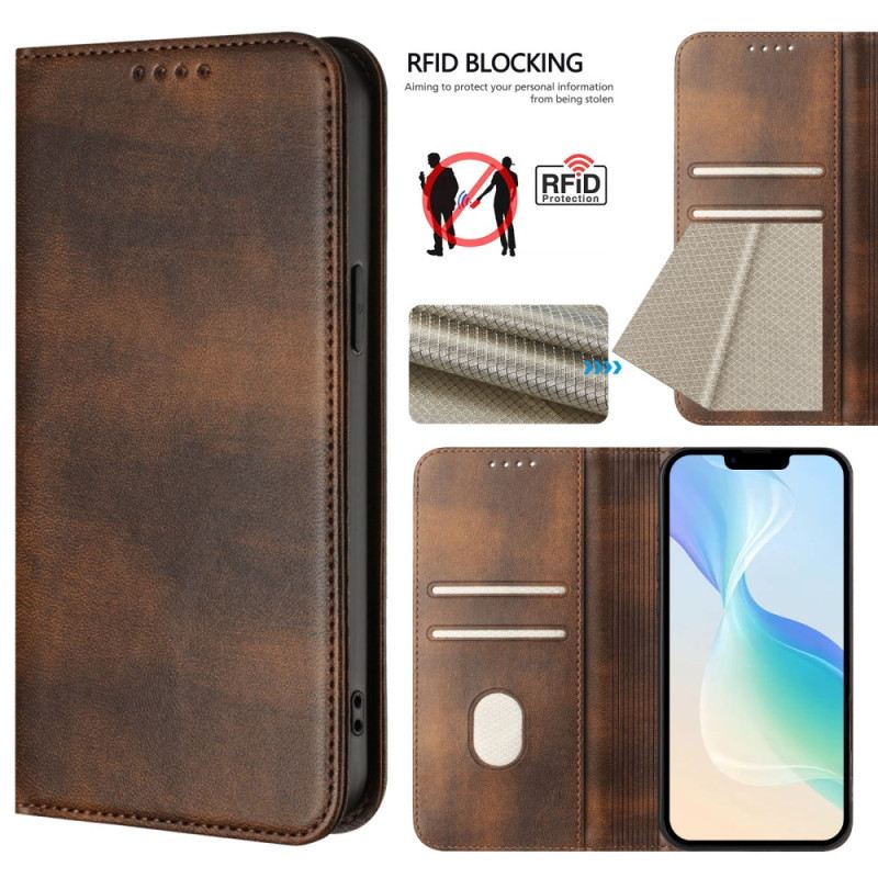 Flip Case Realme 14 5g Retro-rfid-schutz
