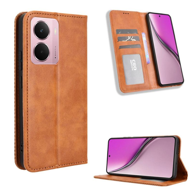Flip Case Realme 14 5g Vintage-rand