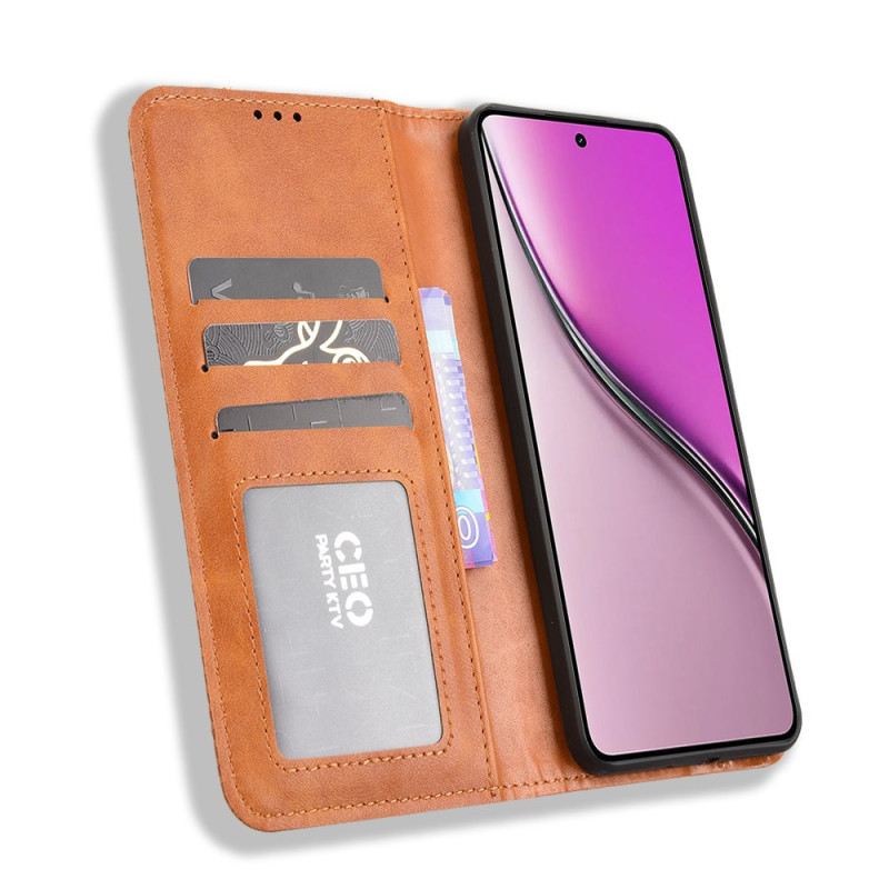 Flip Case Realme 14 5g Vintage-rand