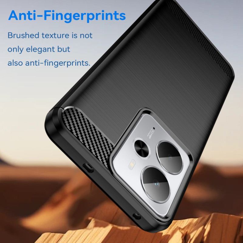 Hülle Realme 14 5g Gebürstete Kohlefaser