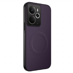 Hülle Realme 14 5g Kompatibel Mit Magsafe Kohlefaser