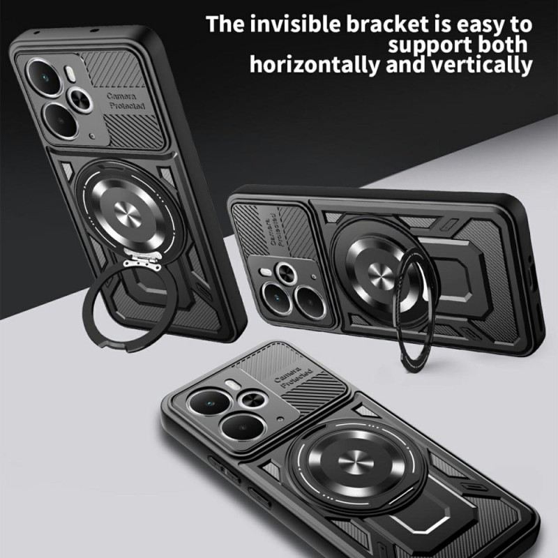 Hülle Realme 14 5g Magnetisch Mit Drehbarem Stativ