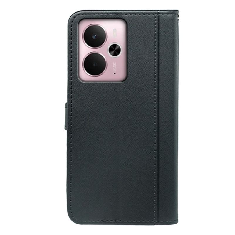 Lederhüllen Für Realme 14 5g Abnehmbarer Riemen