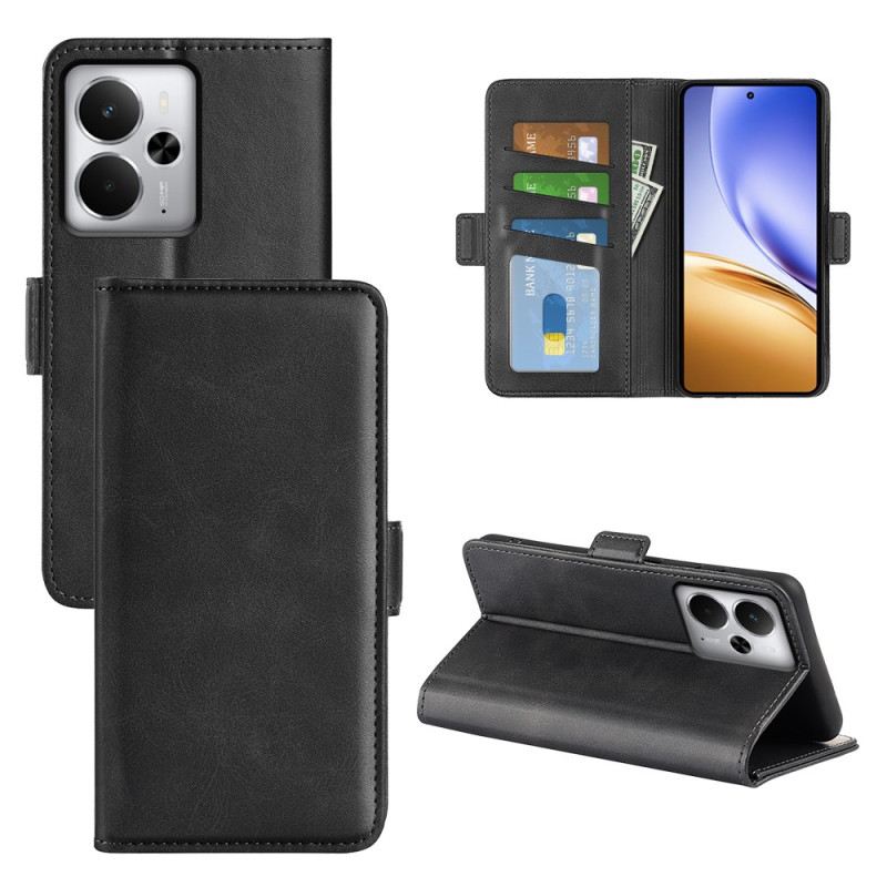 Lederhüllen Für Realme 14 5g Doppelverschluss