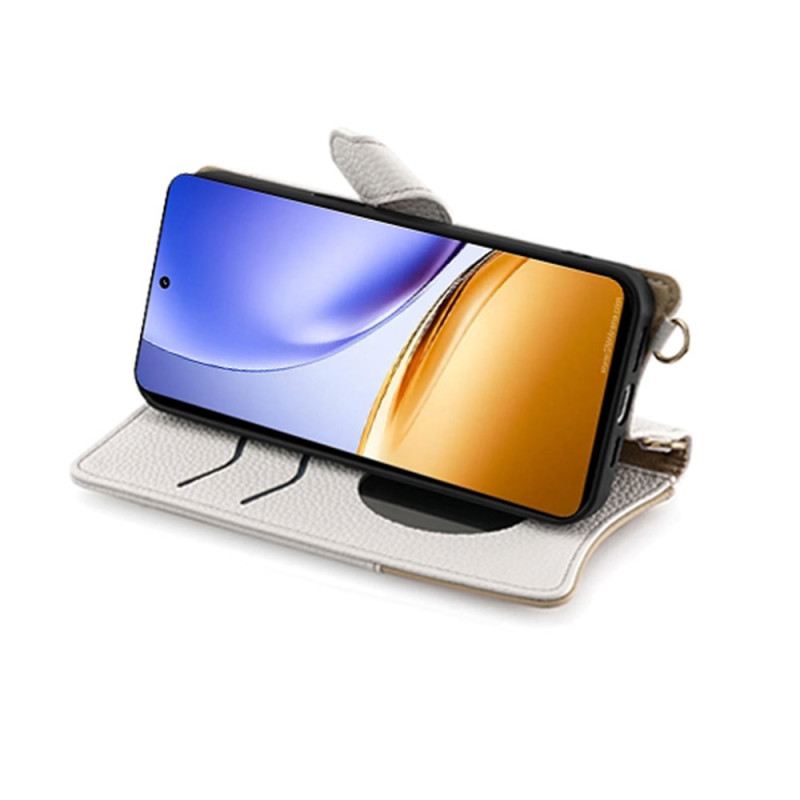 Lederhüllen Für Realme 14 5g Geldbörse Mit Kette