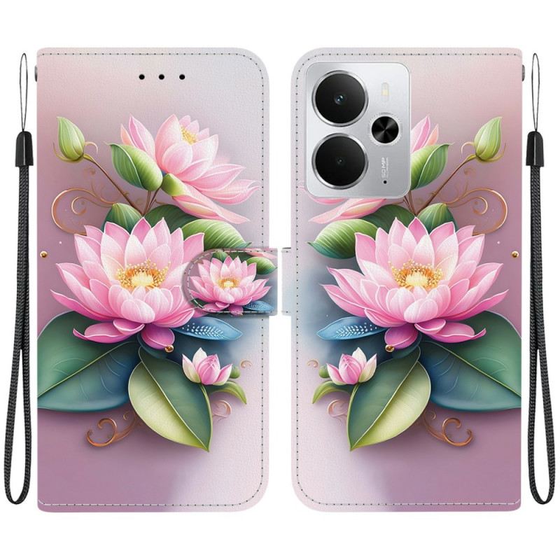 Lederhüllen Für Realme 14 5g Lotus