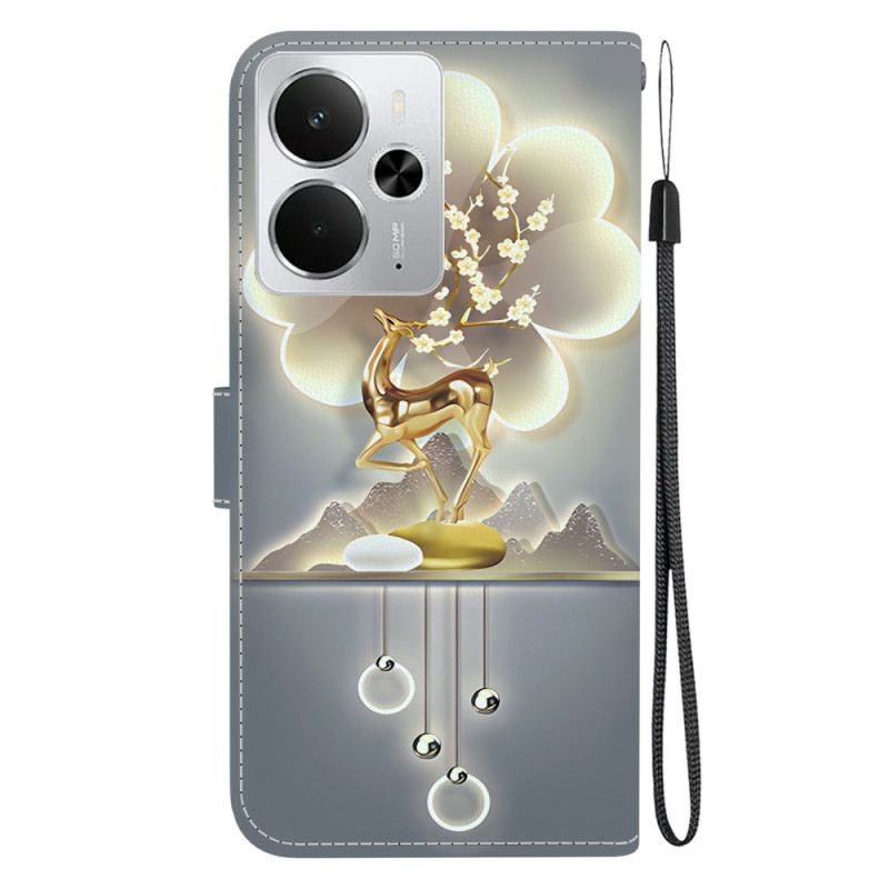 Lederhüllen Für Realme 14 5g Sikahirsch