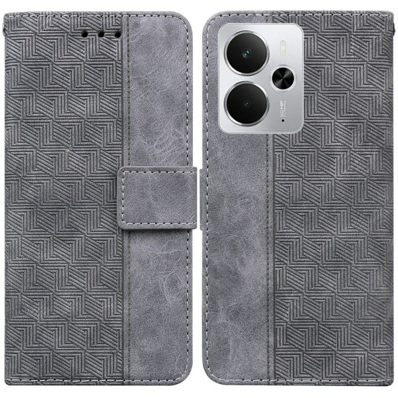 Lederhüllen Für Realme 14 5g Webmuster