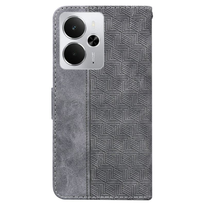 Lederhüllen Für Realme 14 5g Webmuster