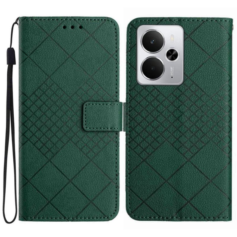 Lederhüllen Realme 14 5g Diamanten