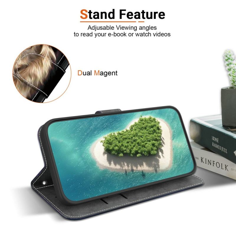 Lederhüllen Realme 14 5g Handyhülle Löwenkopfmuster