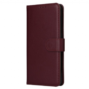 Lederhüllen Realme 14 5g Handyhülle Schlicht Mit Riemen