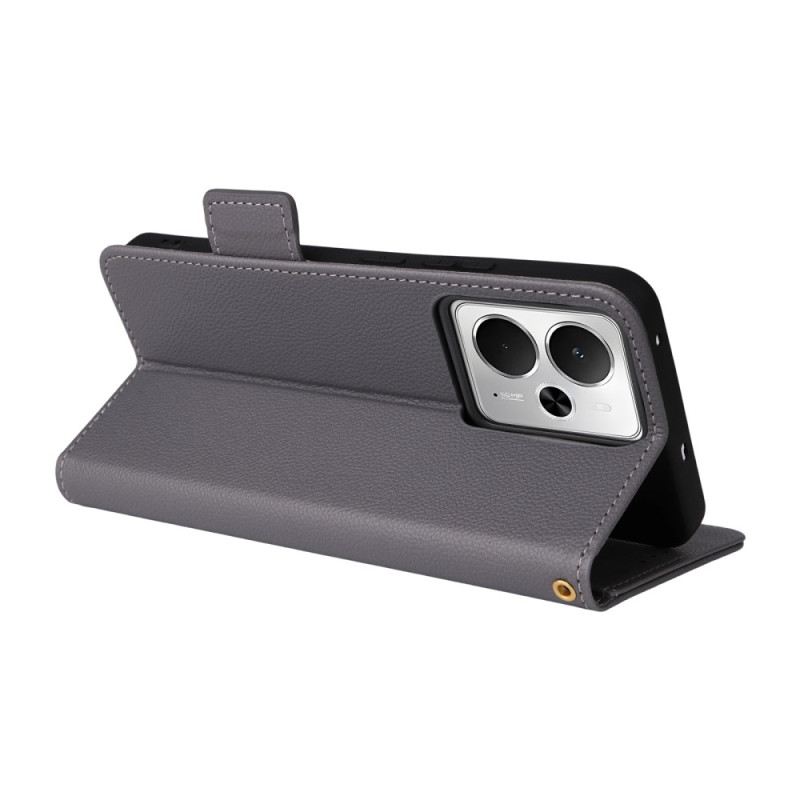 Lederhüllen Realme 14 5g Litschi-textur-armband