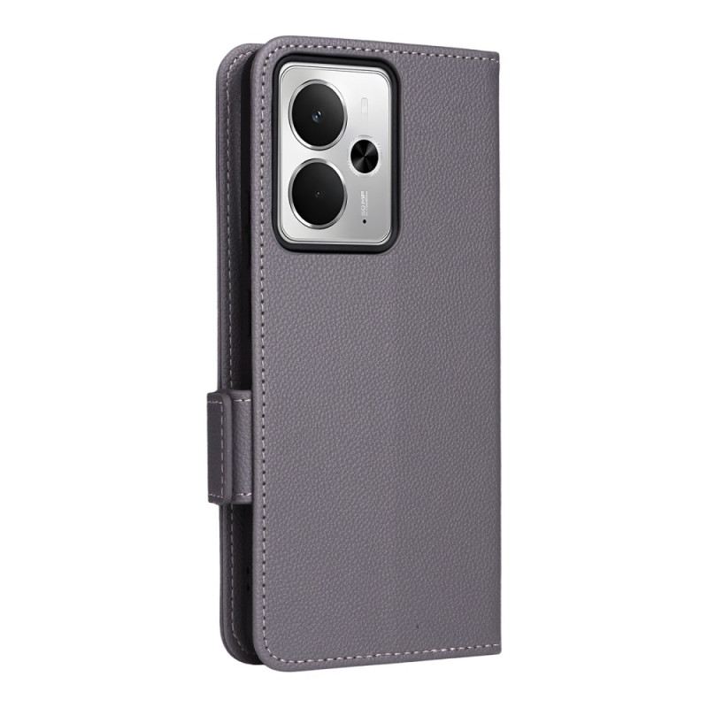 Lederhüllen Realme 14 5g Litschi-textur-armband