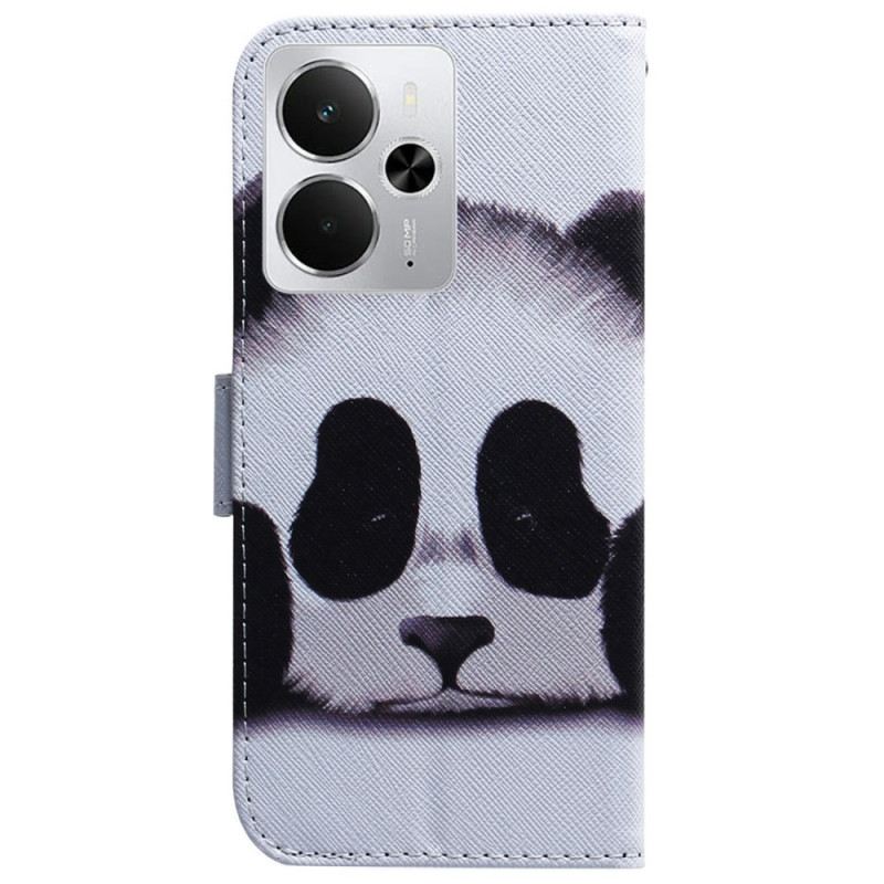 Lederhüllen Realme 14 5g Panda