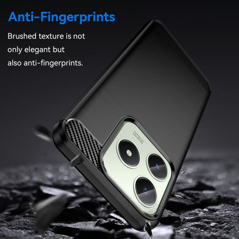 Hülle Realme Note 60x Gebürstete Kohlefaser