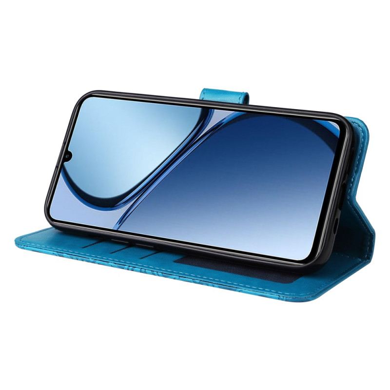 Lederhüllen Für Realme Note 60x Sonnenblumenmuster