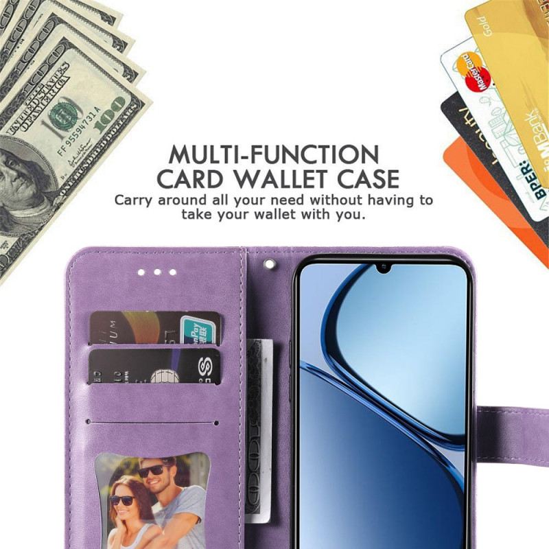 Lederhüllen Realme Note 60x Handyhülle Mandala-muster