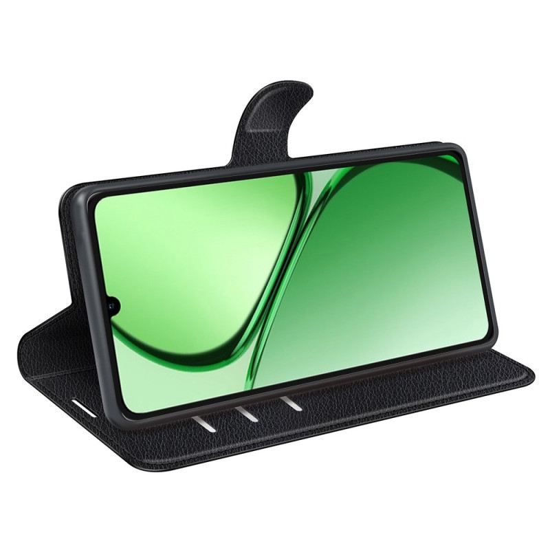 Lederhüllen Realme Note 60x Klassisches Litschi-kunstleder