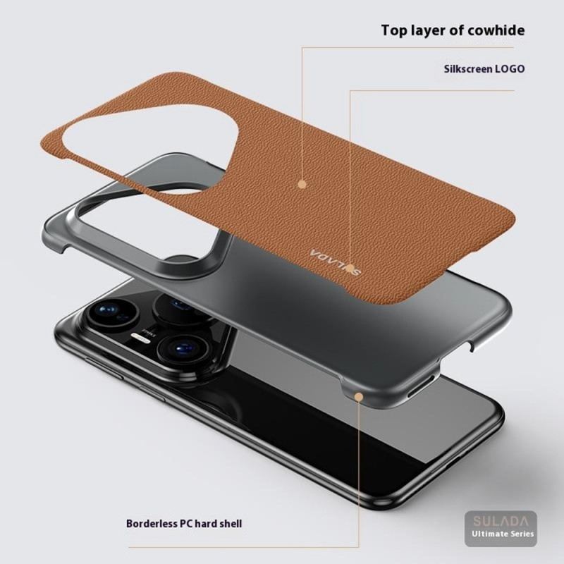 Hülle Huawei Pura 80 Ultra Handyhülle Echtes Sulada-leder