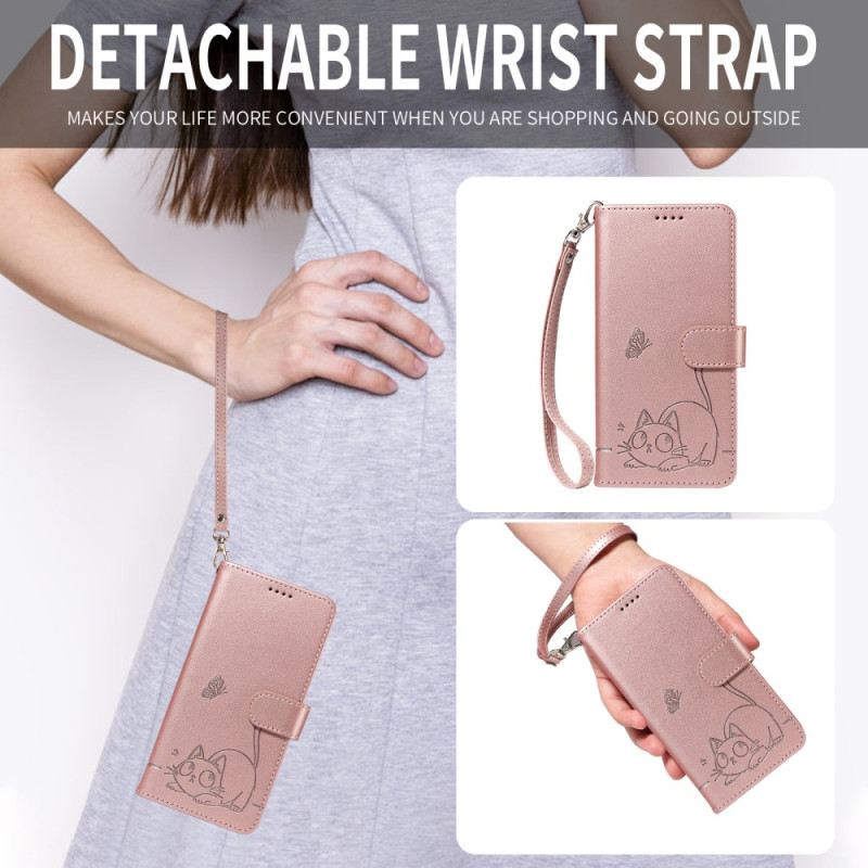 Lederhüllen Für Huawei Pura 80 Ultra Katze Und Grafik