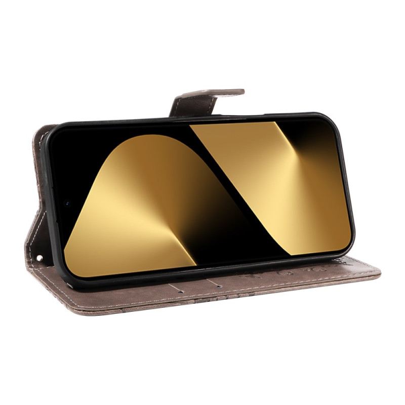 Lederhüllen Huawei Pura 80 Ultra Handyhülle Große Schmetterlinge