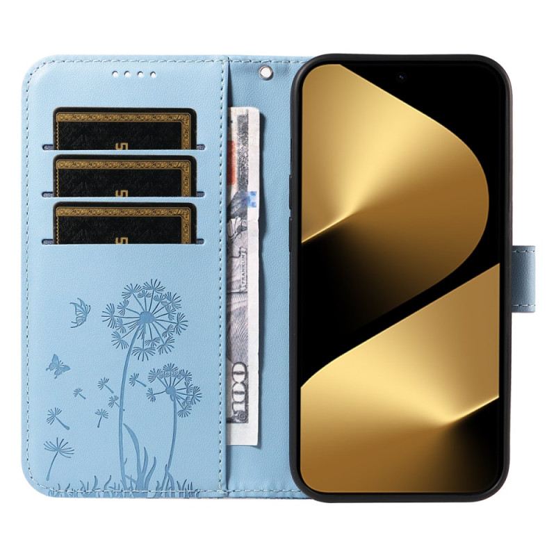 Lederhüllen Huawei Pura 80 Ultra Handyhülle Löwenzahn-armband