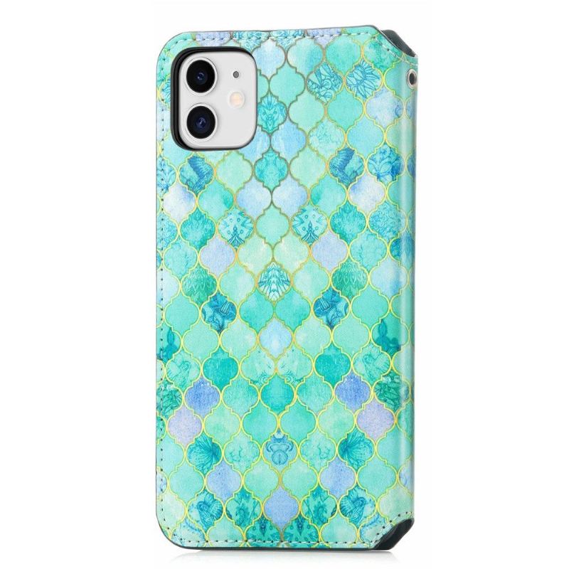 Flip Case Für iPhone 11 Arabeskenmuster