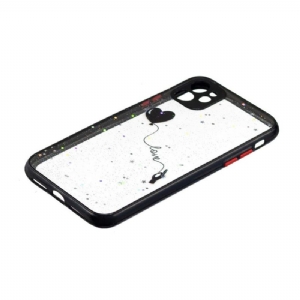 Handyhülle Für iPhone 11 Transparenter Fliegender Herzballon
