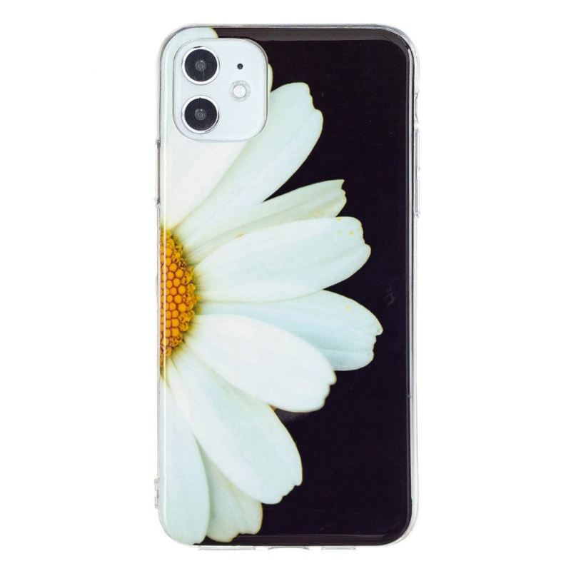 Hülle Für iPhone 11 Anti-Sturz Fluoreszierendes Gänseblümchen