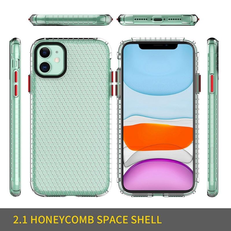 Hülle Für iPhone 11 Silikonwaben