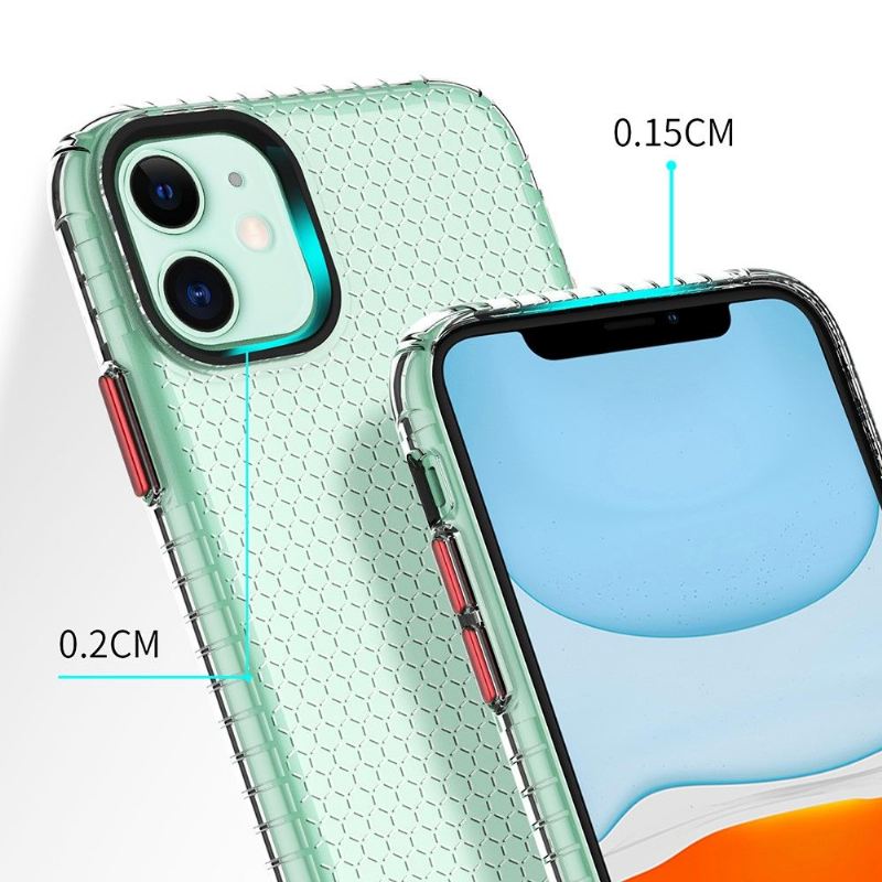 Hülle Für iPhone 11 Silikonwaben