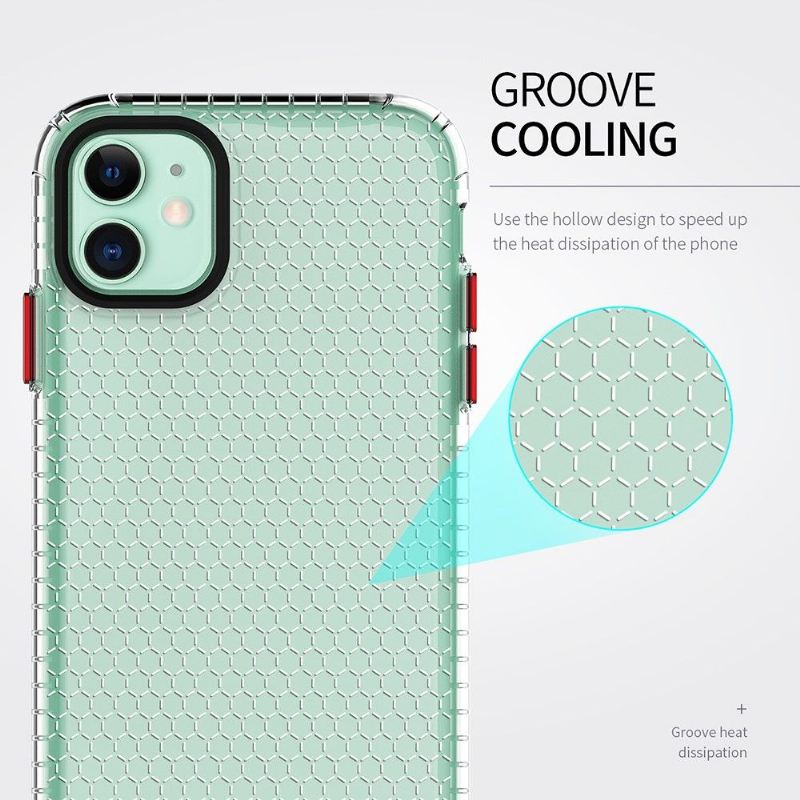 Hülle Für iPhone 11 Silikonwaben