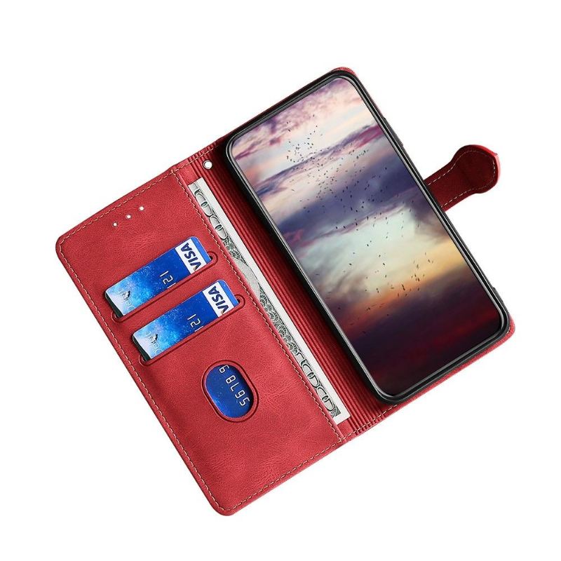 Flip Case Für Samsung Galaxy S22 Ultra 5G Liebesseriennähte