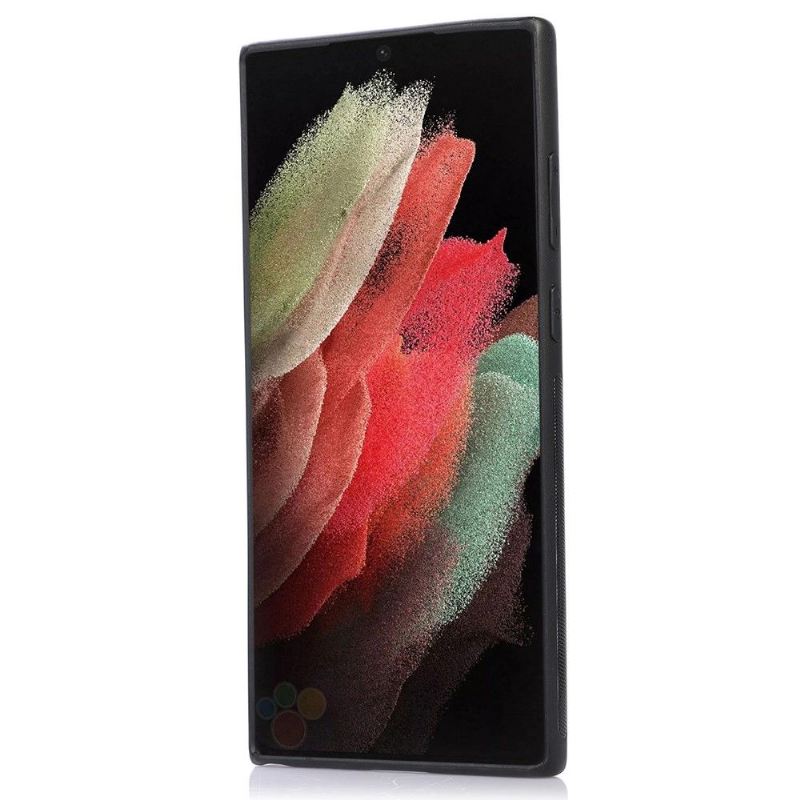 Handyhülle Für Samsung Galaxy S22 Ultra 5G Kartenserie Denior