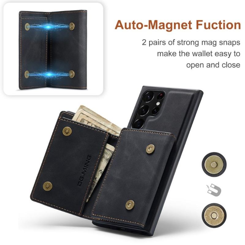 Hülle Für Samsung Galaxy S22 Ultra 5G Abnehmbarer Kartenhalter Der M1-serie