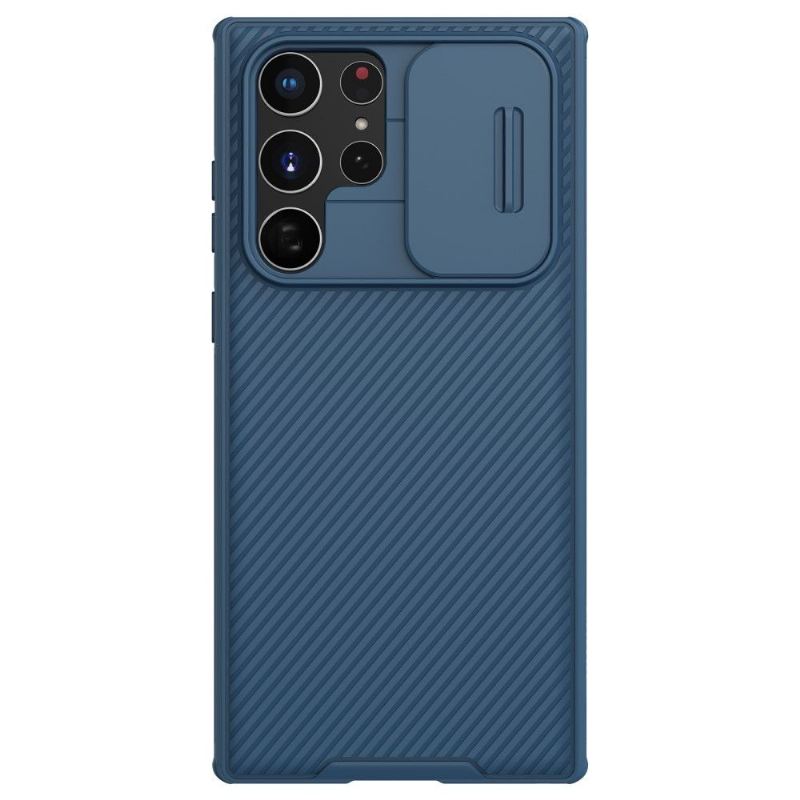 Hülle Für Samsung Galaxy S22 Ultra 5G Camshield Mit Hinterer Linsenabdeckung
