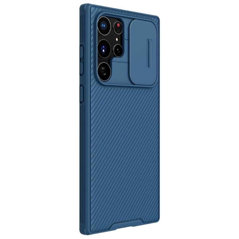 Hülle Für Samsung Galaxy S22 Ultra 5G Camshield Mit Hinterer Linsenabdeckung