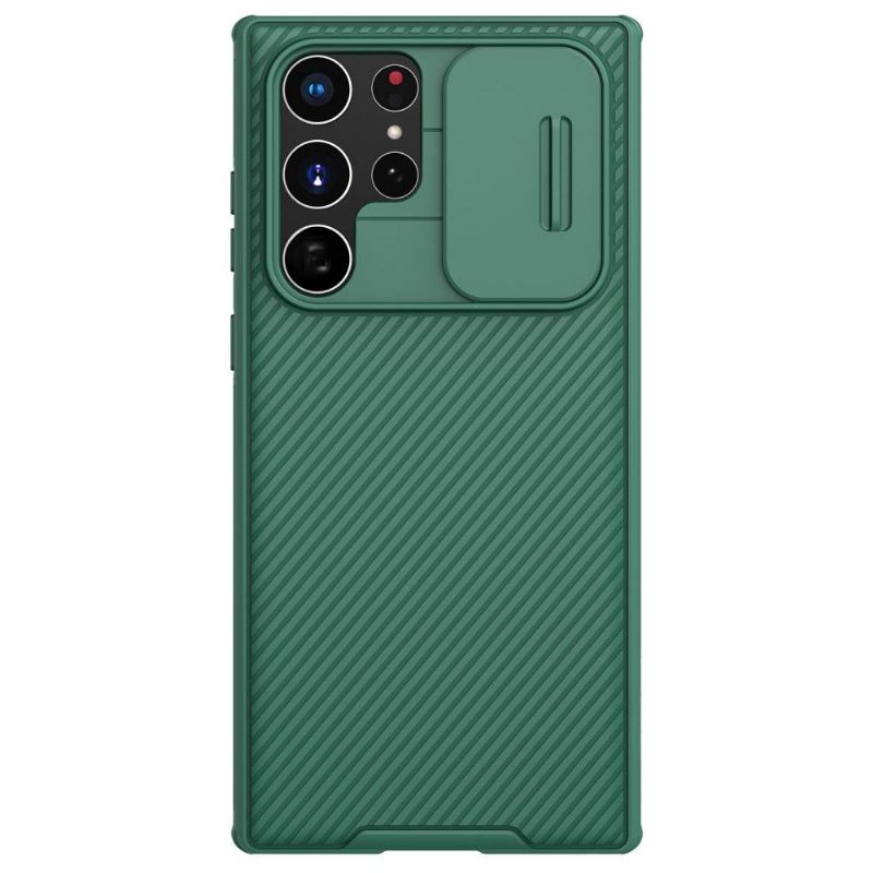 Hülle Für Samsung Galaxy S22 Ultra 5G Camshield Mit Hinterer Linsenabdeckung