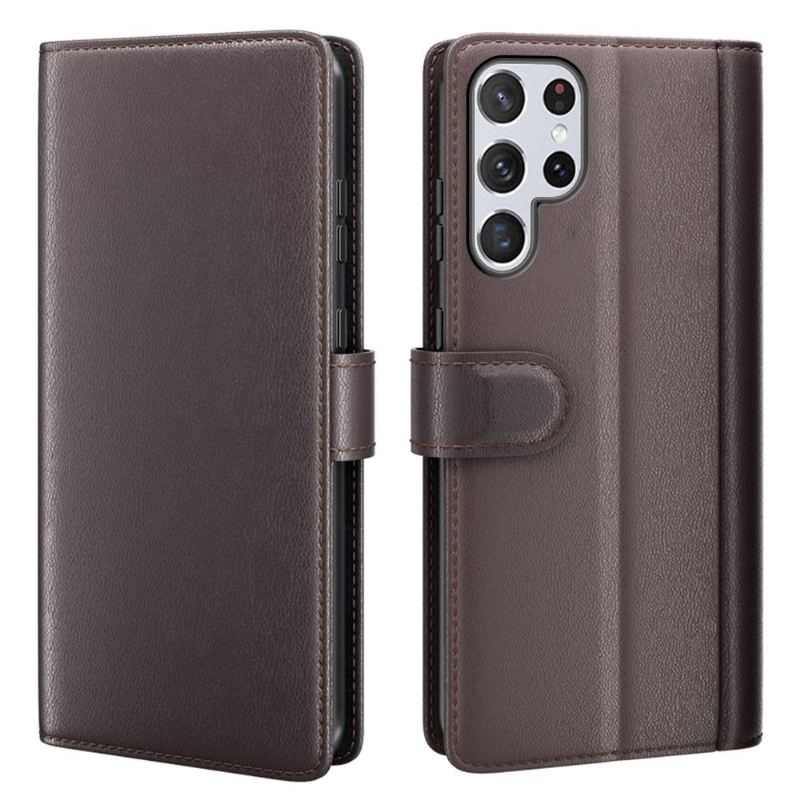 Lederhüllen Für Samsung Galaxy S22 Ultra 5G Premium-leder