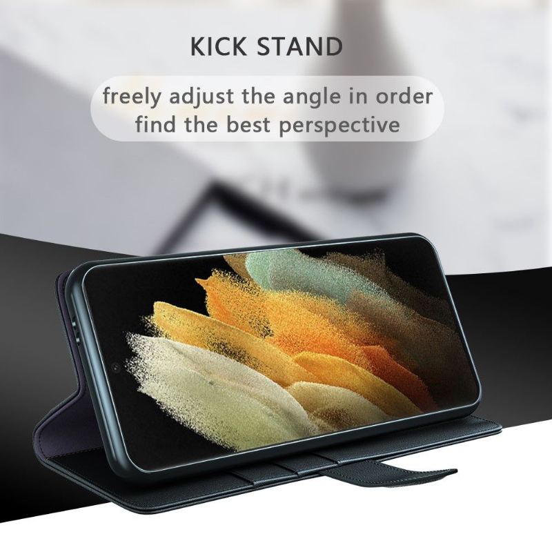 Lederhüllen Für Samsung Galaxy S22 Ultra 5G Premium-leder