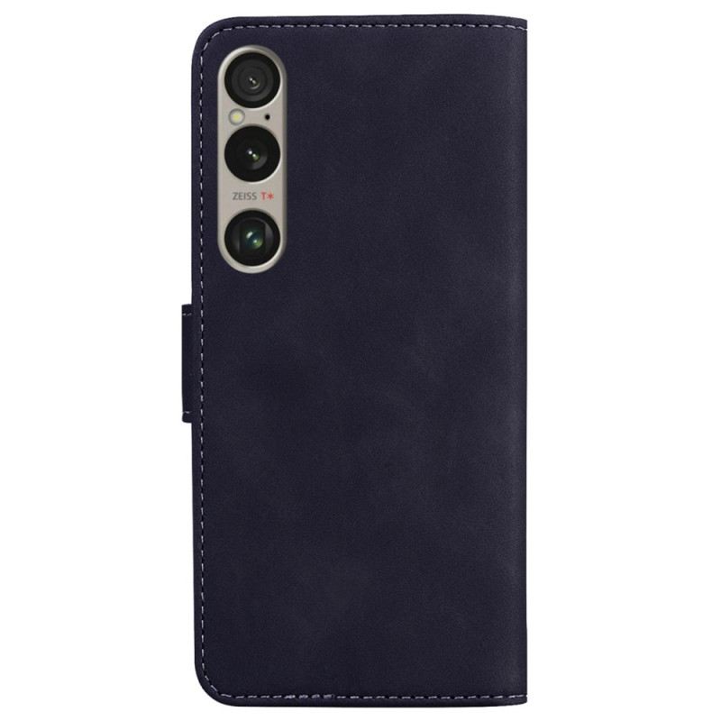 Lederhüllen Sony Xperia 1 Vi Handyhülle Klassischer Stil