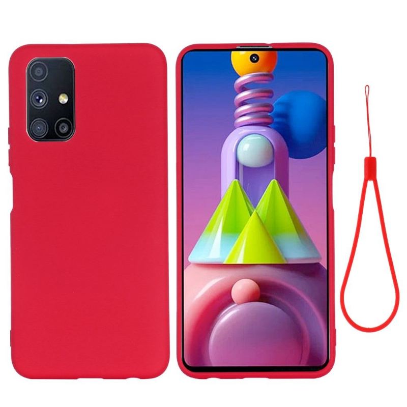 Handyhülle Für Samsung Galaxy M51 Schutzhülle Puro Flüssigsilikon