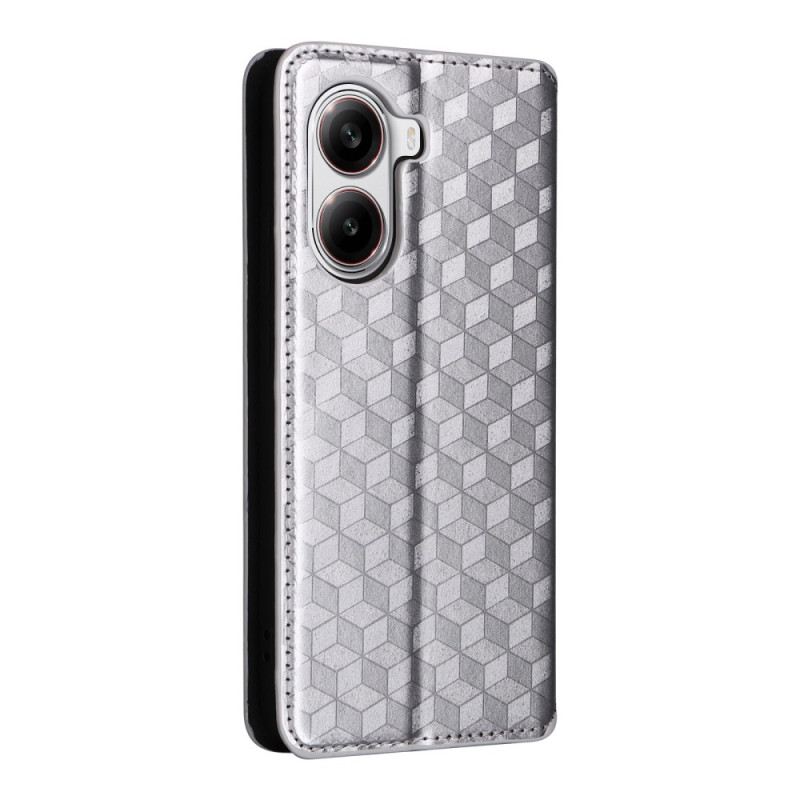 Flip Case Für Poco X7 Pro 5g 3d-diamanten