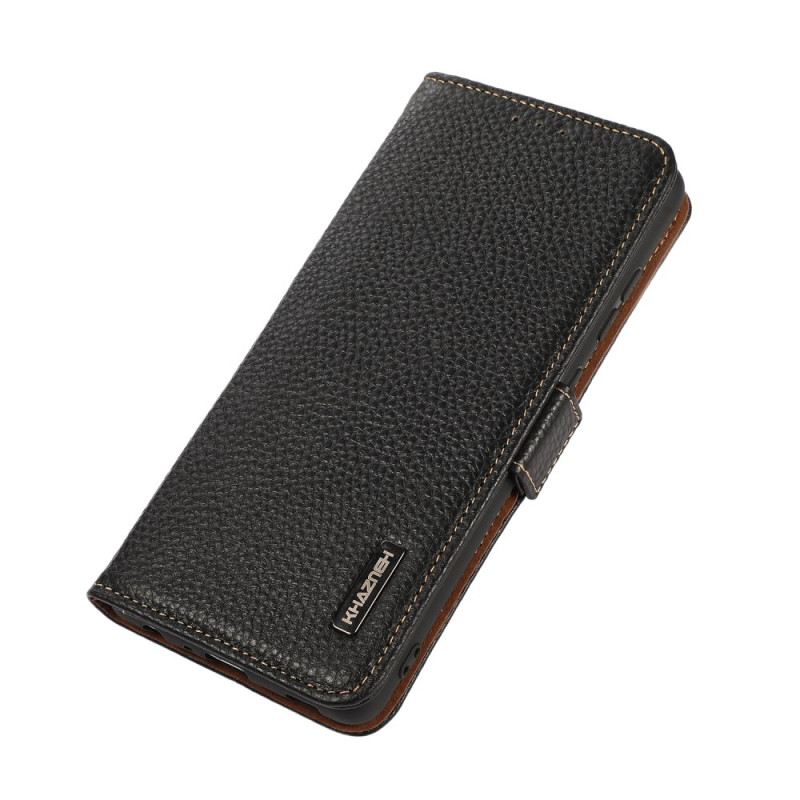Flip Case Für Poco X7 Pro 5g Khazneh Litschi-leder
